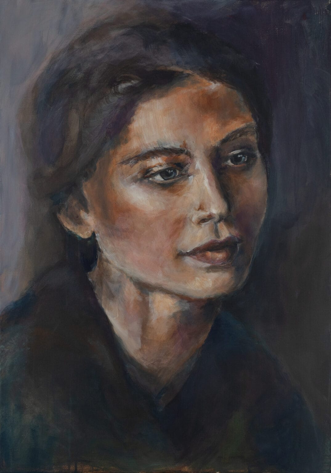 Marije Vermue Abstract Schilderij 100×70 Zacht Kleurenpalet