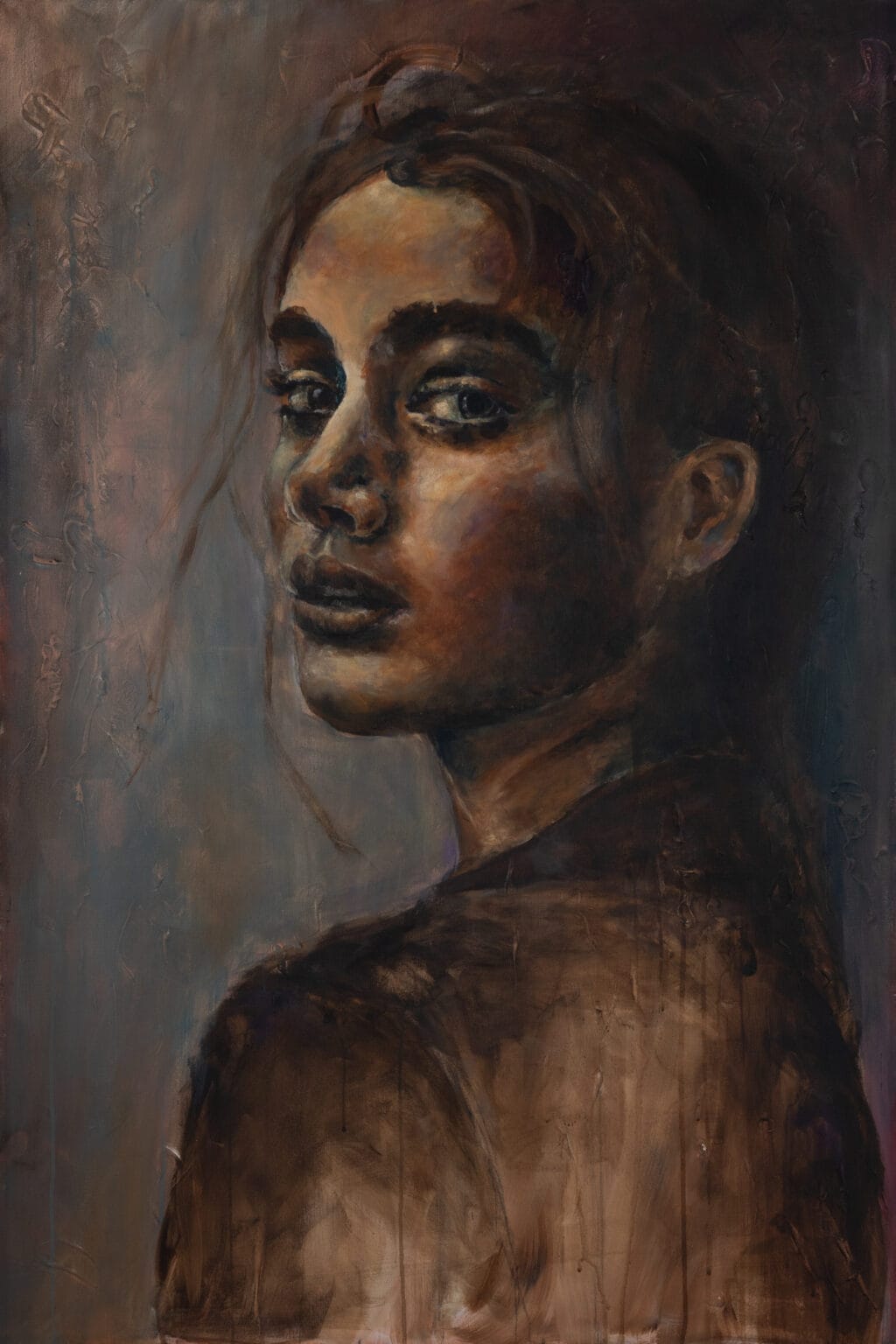 Marije Vermue Krachtig Portret In Olieverf